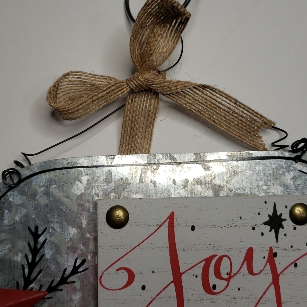 NEW- Mason Jar Metal Ornament or Wreath Insert - Picture 4 of 4